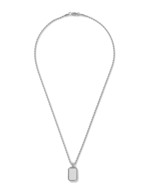 Silver Tag Necklace*