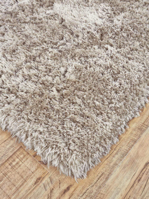 Feizy Beckley Ultra Plush 3in Shag Rug - Available In 6 Sizes - Sandy Tan