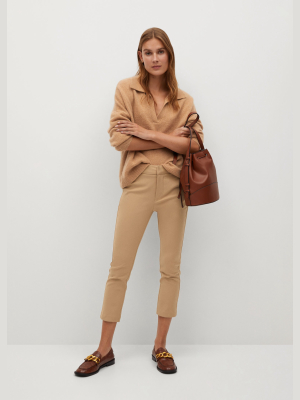 Suit Cropped Pants