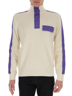 Dior Homme Oblique Insert High Collar Sweater