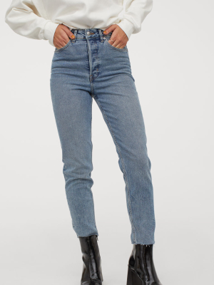 Mom High Ankle Jeans