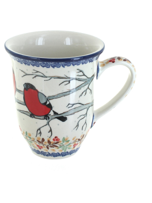 Blue Rose Polish Pottery Meadowlark Large Coffee Mug