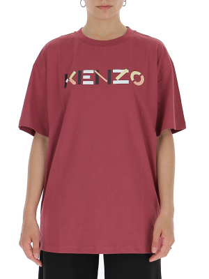 Kenzo Logo Print Oversized T-shirt