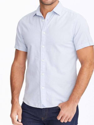 Cotton Seersucker Short-sleeve Pavao Shirt