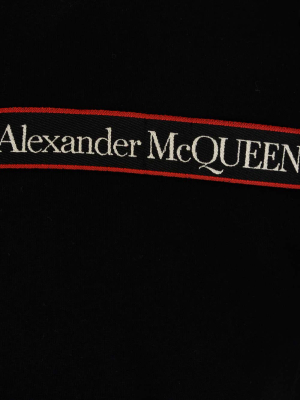 Alexander Mcqueen Selvedge Logo Tape Detail T-shirt