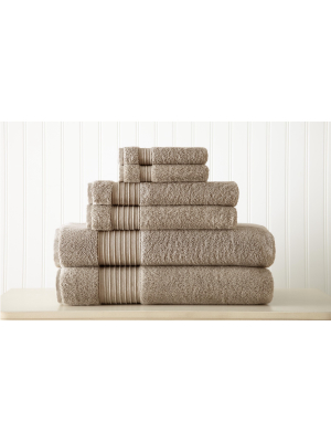 Modern Threads 6-piece 100% Turkish Cotton Towel Set.