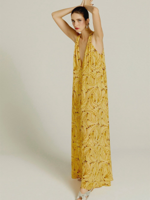 Muse Print Long Dress