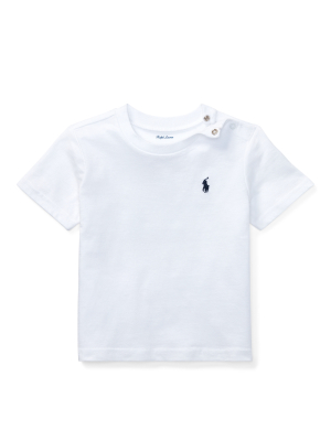 Cotton Jersey Crewneck Tee