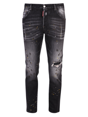 Dsquared2 Distressed Cropped Jeans