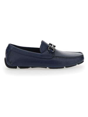 Salvatore Ferragamo Gancini Driver Moccasins