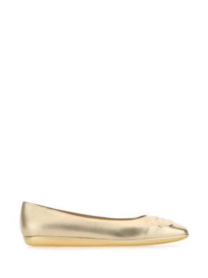 Salvatore Ferragamo Gancini Ballet Flats