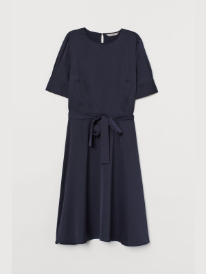 Tie Belt Dress