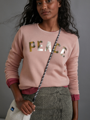 Peace Graphic Sweatshirt