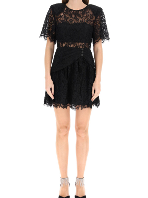 Self-portrait Lace Mini Dress