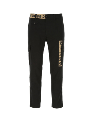 Dolce & Gabbana Monogram Tape Trousers