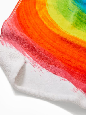 Organic Rainbow Beach Towel