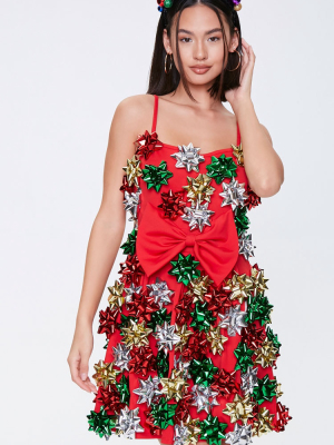 Holiday Bow Cami Dress