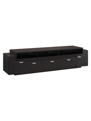 Barth Transitional Entertainment Tv Stand - Iohomes