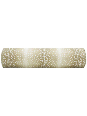 The Bolster Antelope Linen Natural Pillow