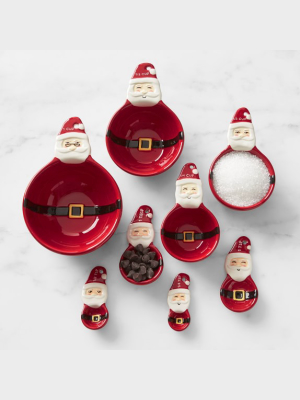 Santa Measuring Cups And Spoons Set