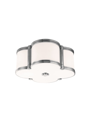 Chandler 2 Light Flush Mount Polished Nickel