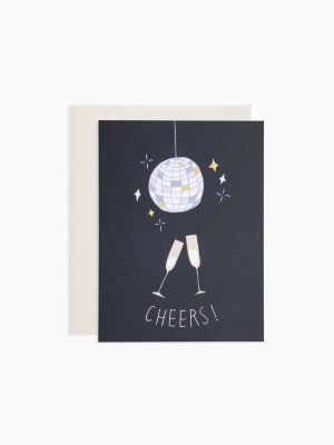 Disco Ball Cheers Card