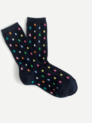 Trouser Socks In Colorful Evergreen