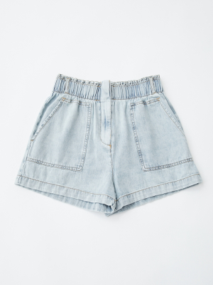 Bdg Denim Paperbag Short – Light Wash