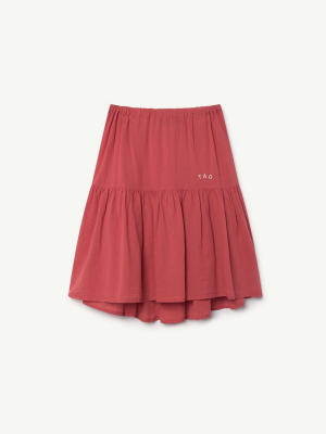 The Animals Observatory Bird Skirt - Red