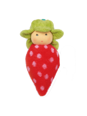 Nanchen Natur Organic Strawberry Doll Rattle