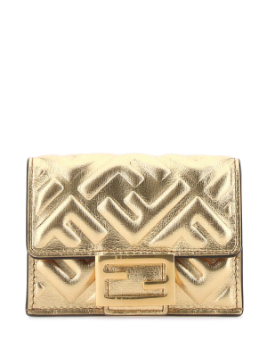 Fendi Tri-fold Baguette Micro Wallet