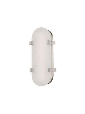 Skylar Led Wall Sconce Polished Nickel