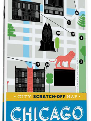 City Scratch-off Map: Chicago