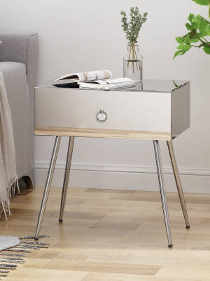 Corregidor Modern Accent Table Silver - Christopher Knight Home