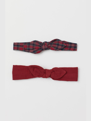 2-pack Cotton Headbands