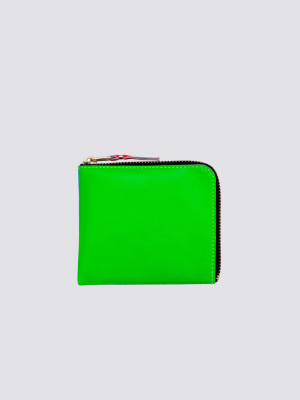 Super Fluo Half Zip Wallet - Blue/green Sa-3100sf