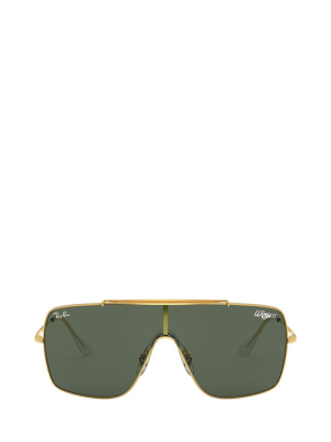 Ray-ban Wings Ii Shield Frame Sunglasses