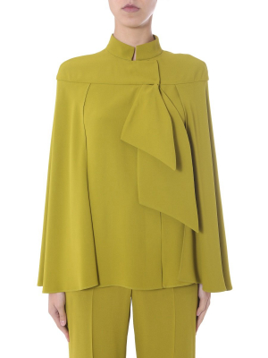 Alberta Ferretti Cape Blouse