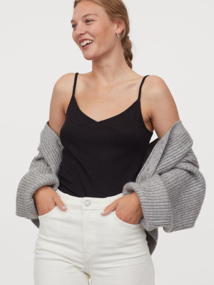 Ribbed Modal-blend Tank Top