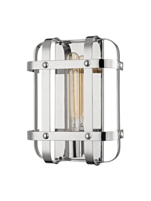 Hudson Valley Lighting Colchester Sconce - Polished Nickel