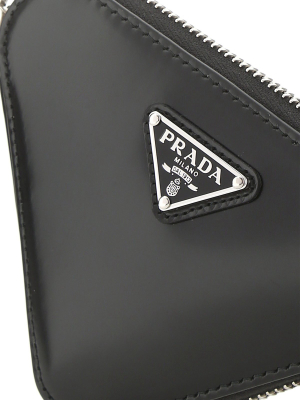 Prada Triangle Logo Mini Pouch