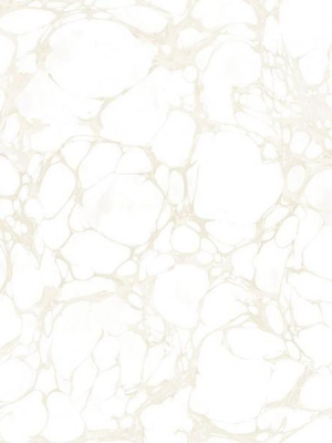 Patina Marble Wallpaper In Silver And White By Seabrook Wallcoverings