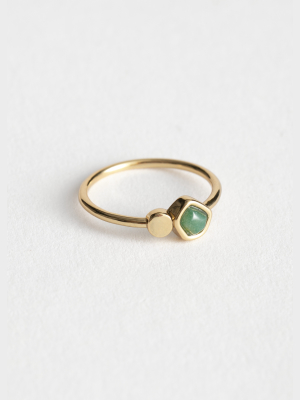 Stone And Stud Ring
