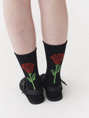 Lazy Oaf Rose Among The Thorns Socks