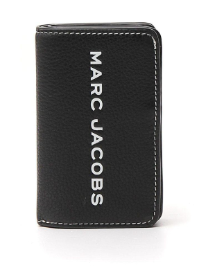 Marc Jacobs Textured Tag Logo Print Mini Wallet