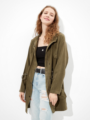 Ae Hooded Military Jacket