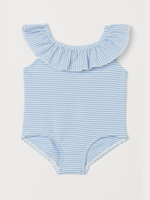 Ruffle-trimmed Swimsuit