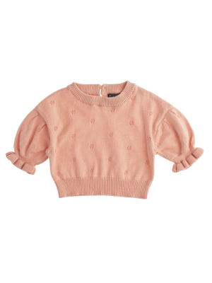 Tocoto Vintage Round Neck Jersey - Pink