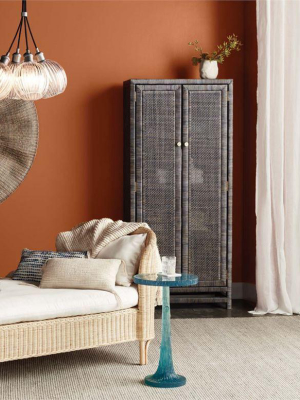 Isla Cabinet Smoke Peeled Rattan