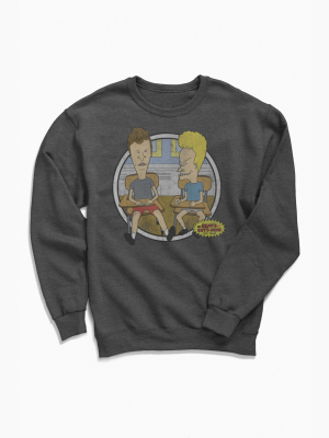 Beavis And Butt-head Crew Neck Sweatshirt